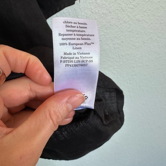 Everlane | The Scoop Top in Linen - Picture 10 of 10